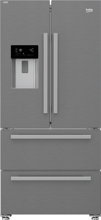 Freestanding American Style Fridge Freezer HarvestFresh