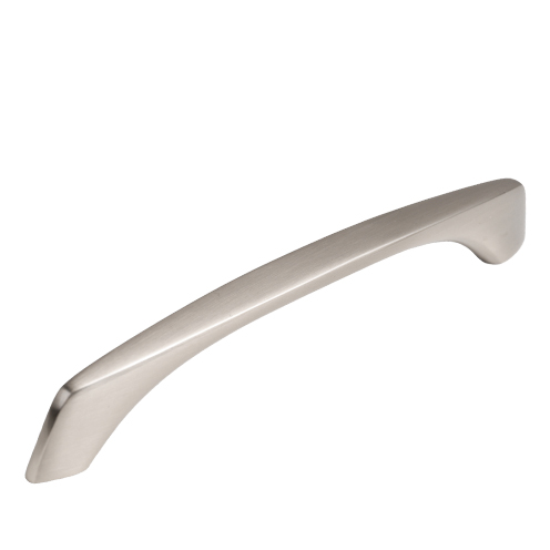 D handle - brushed nickel