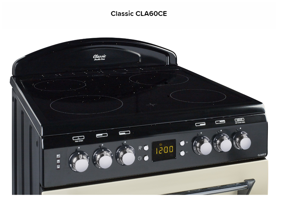 LEISURE 60cm Classic Style Range Cooker - CLA60CE 