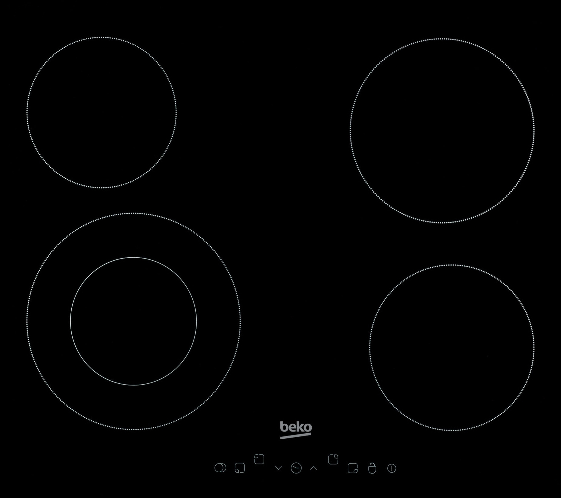 Beko Touch Control 60cm Ceramic Hob HIC64402T