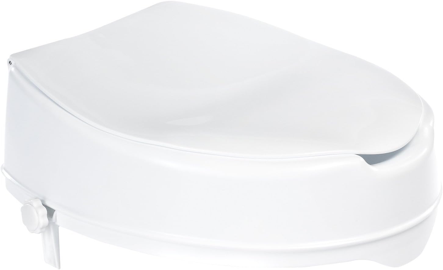 Toilet Seat Booster with Lid Approx. 10 cm Height Max 150kg