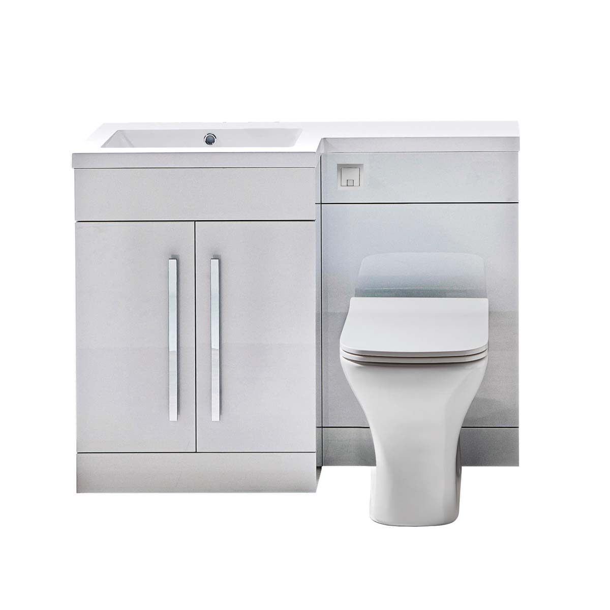 Lili 1100 WC Unit - High Gloss White