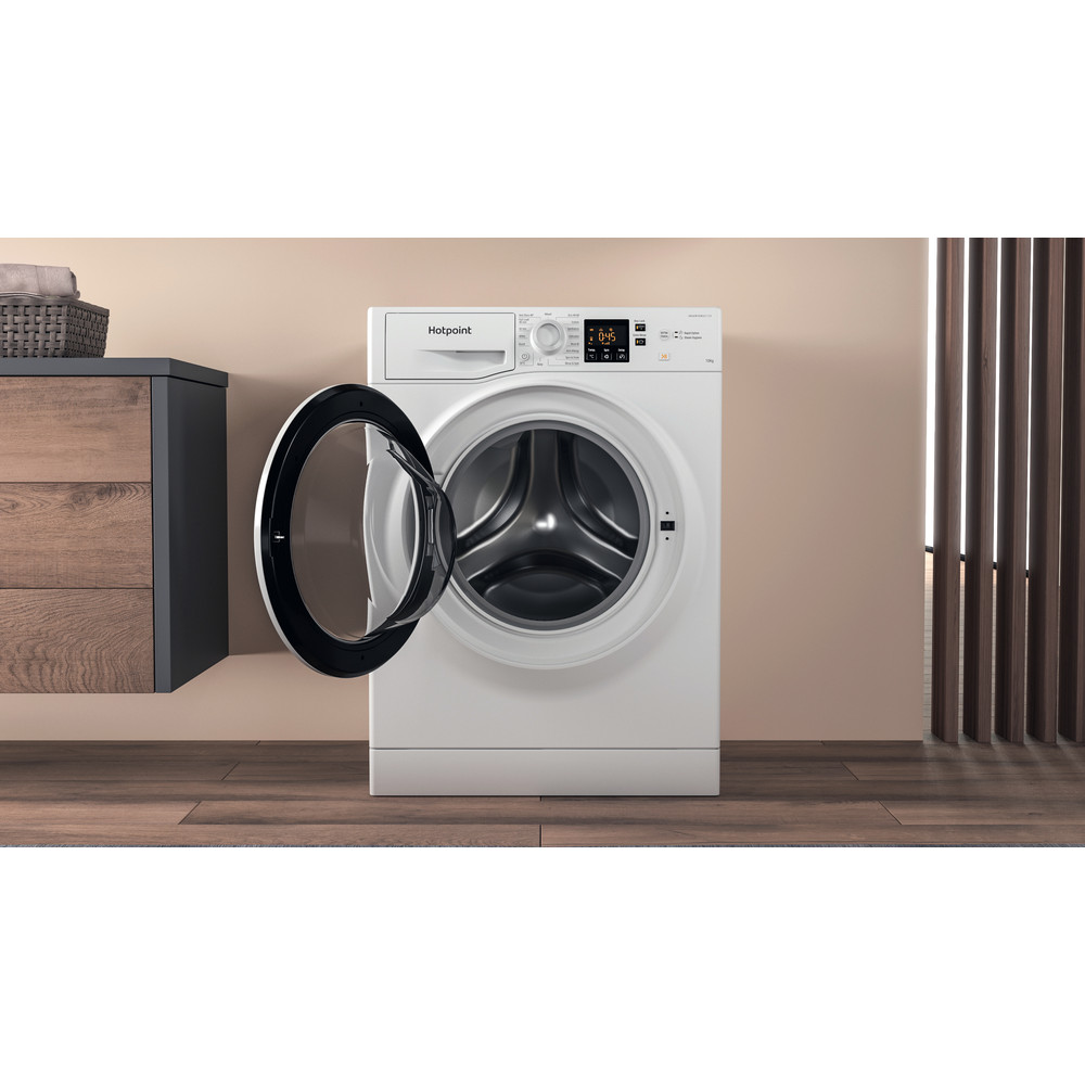 Hotpoint 10kg 1400rpm Freestanding Washing Machine - NSWM1045CWUKN