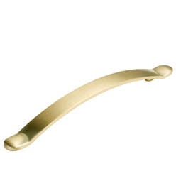 Bow Handle - Brushed Satin Brass