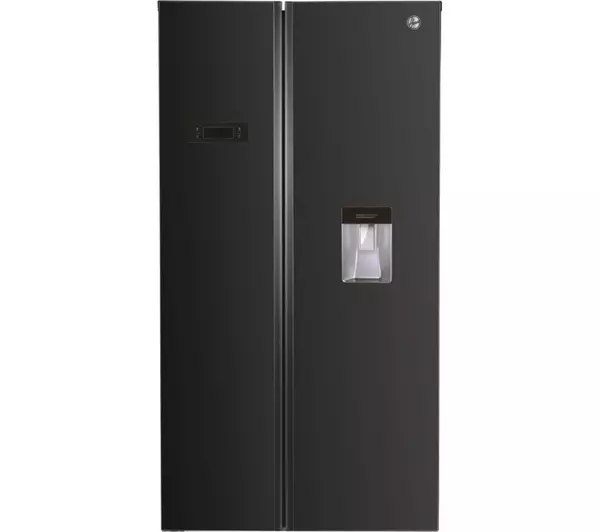 HOOVER HHSBSO 6174BWDK American-Style Fridge Freezer - Black