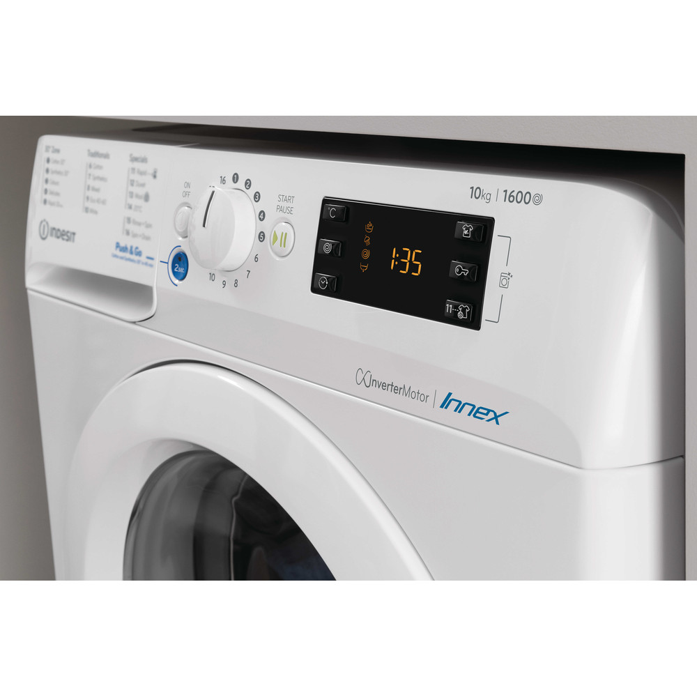 Indesit 9Kg Washing Machine with 1400 rpm - White - A Rated