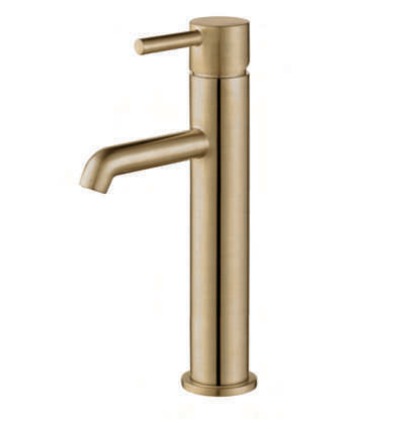 CHEPSTOW BRUSHED BRASS FREESTANDING MONO MIXER TAP