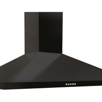 A Wall Mounted Prima 60cm Chimney Hood in Black