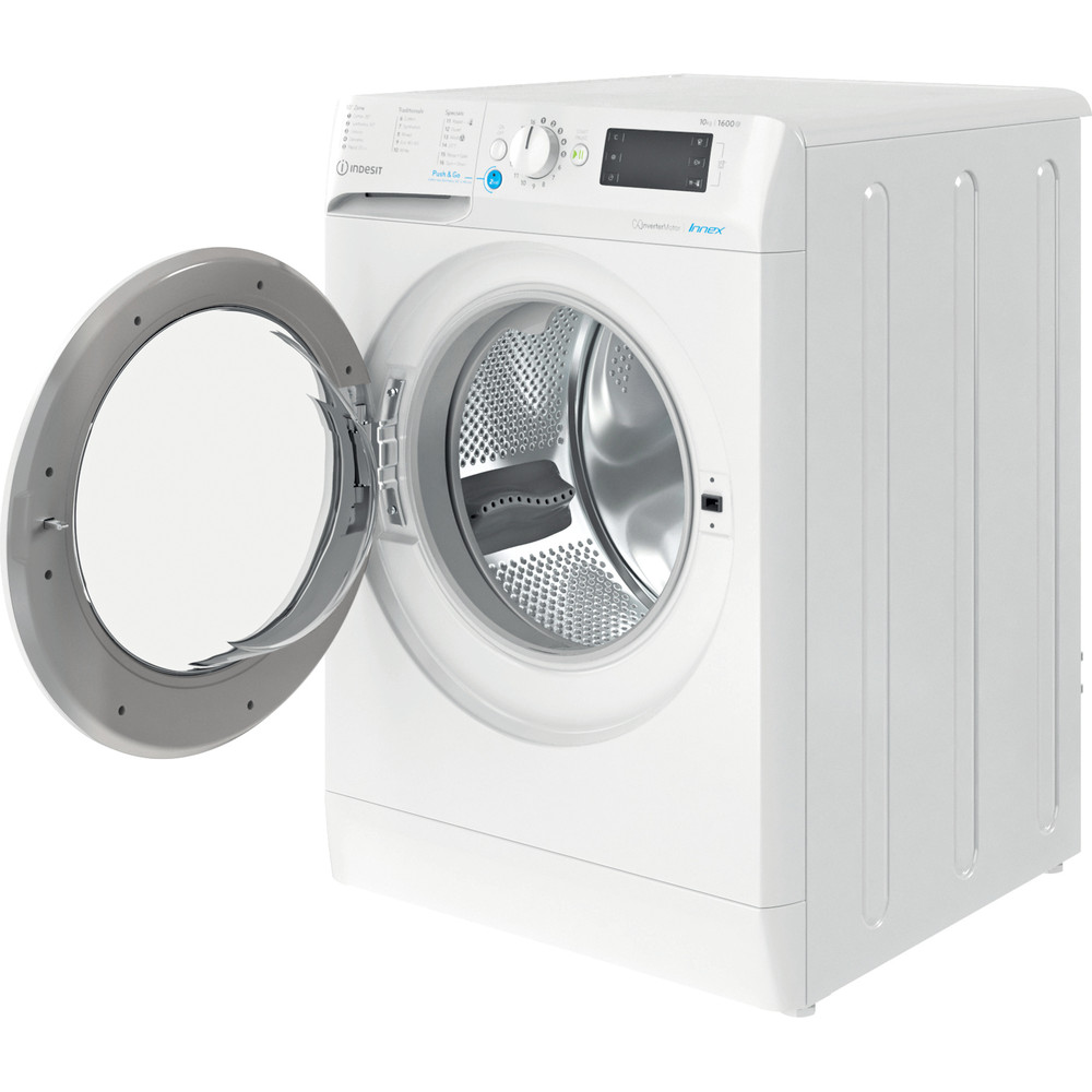 Indesit 10kg 1600rpm Freestanding Washing Machine BWE101685XWUKN