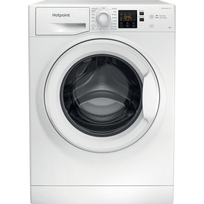 NSWF845CWUKN White 8kg Freestanding Washing Machine