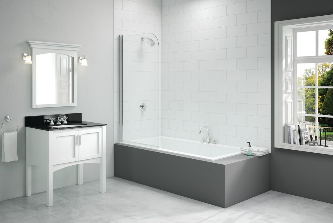 Glass Bath Screen, Strabane Wholesale Ltd, Strabane, Co. Tyrone