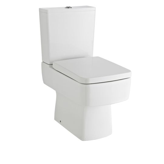 Fresssh Riko Compact Semi Flush To Wall Pan, cistern & Seat