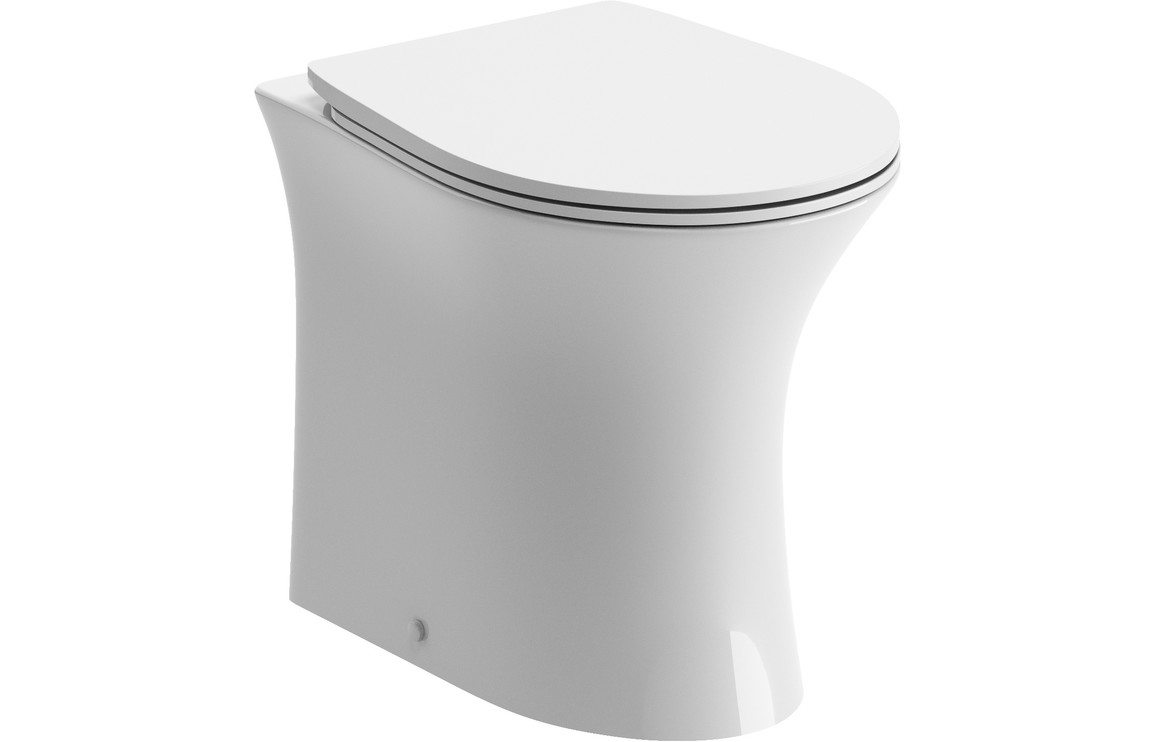 Sandro Rimless Back To Wall WC & Soft Close Seat