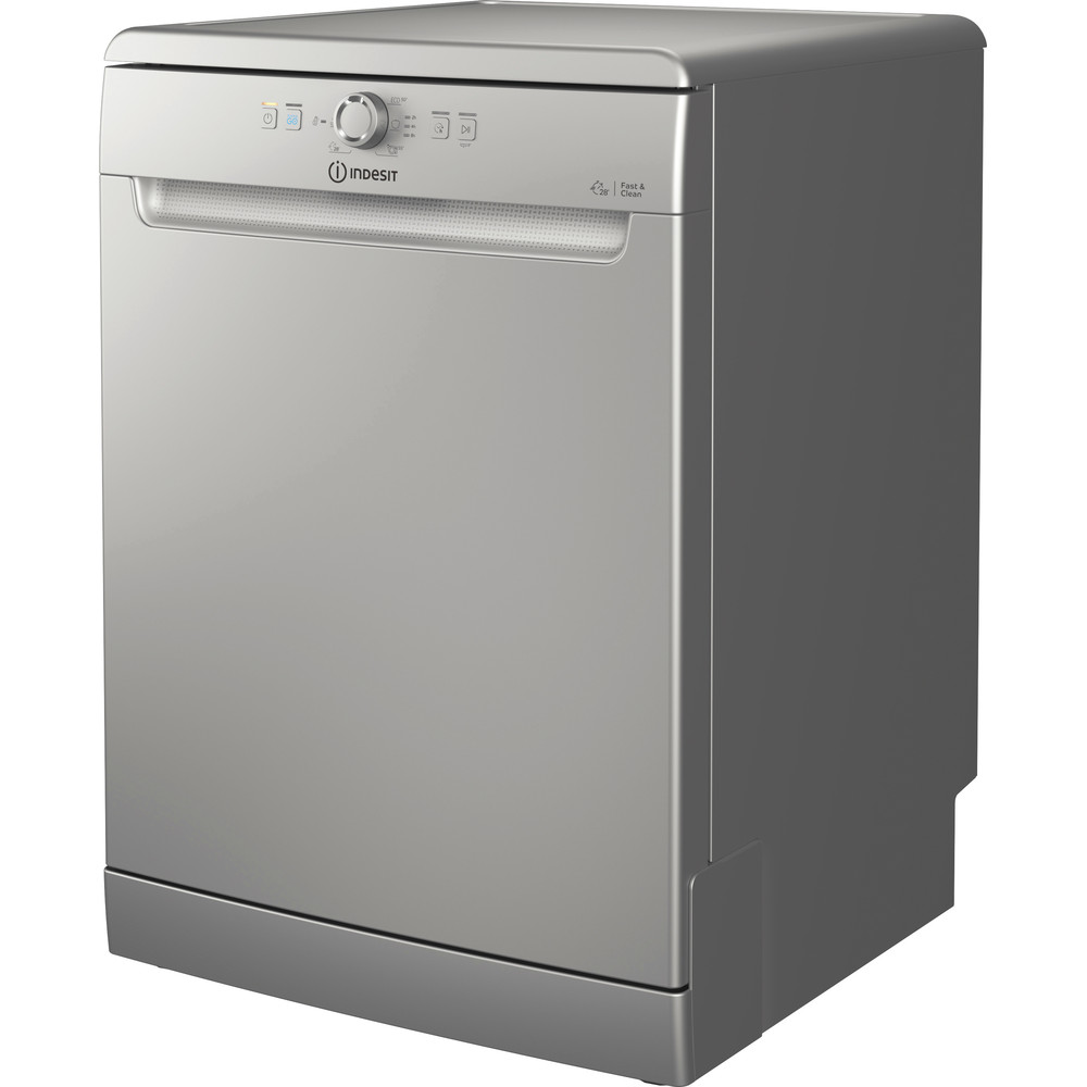 Indesit Dishwasher: full size, silver - D2F HK26 S UK