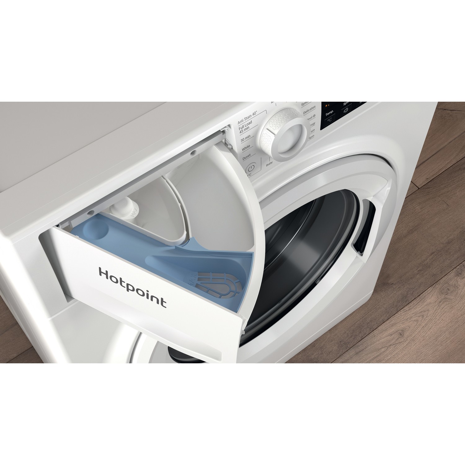 Hotpoint 8kg 1400rpm Freestanding Washing Machine - NSWM843CWUKN