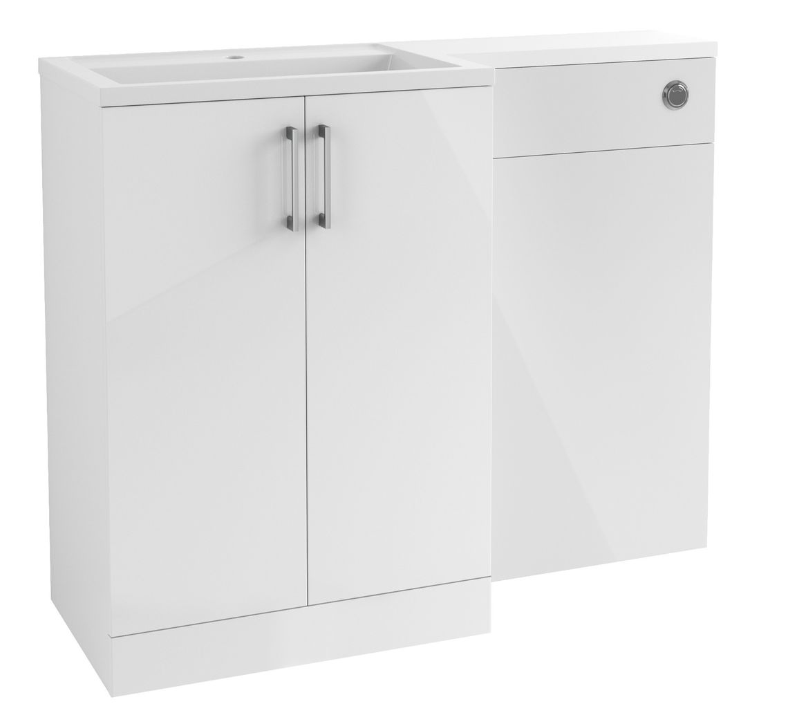 Volta Floor Standing Furniture - White Gloss, STRABANE WHOLESALE LTD, STRABANE, CO. TYRONE
