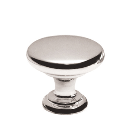 Round knob - polished nickel