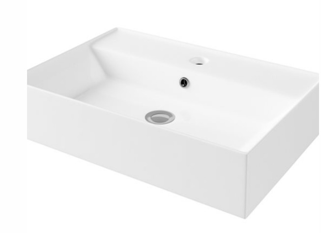 Layla Square Free Standing Bowl 560mm 1 Tap Hole