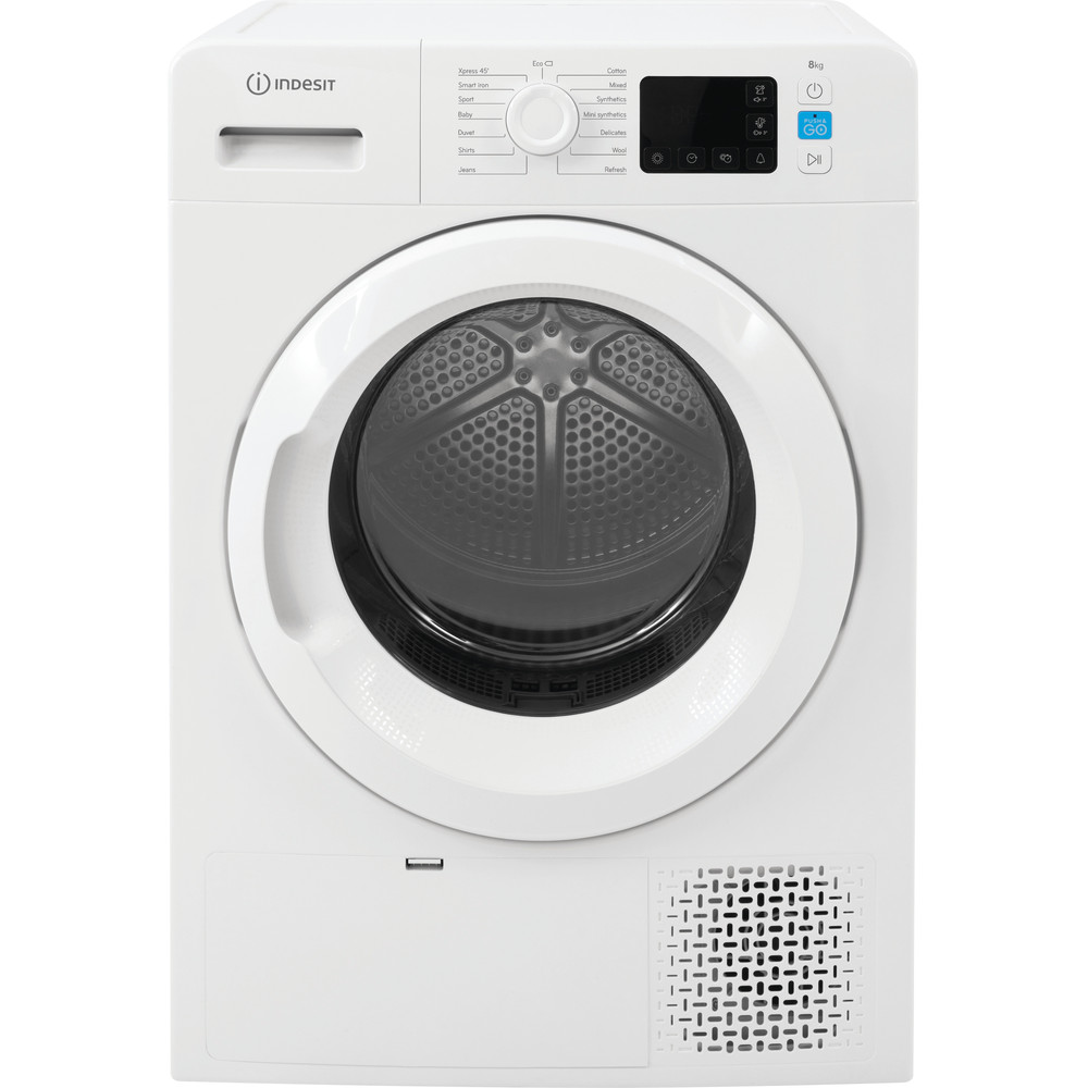 Indesit Heat pump tumble dryer: freestanding, 8,0kg - YT M1182XUK