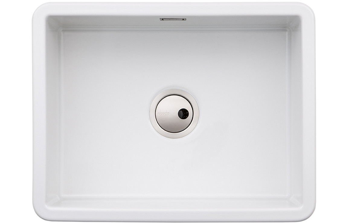 Abode Sandon Large 1B Ceramic Undermount/Inset Sink - AW1031