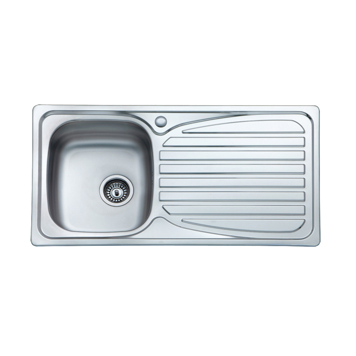 Eirline Single bowl sink with drainer 950 x 500mm