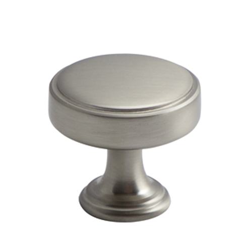 Round knob - brushed satin nickel