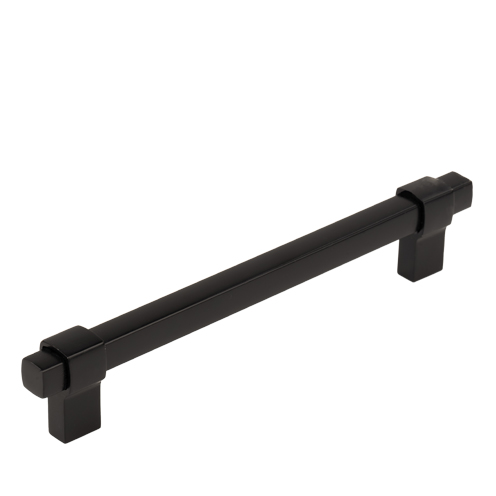 Square bar handle - matte black