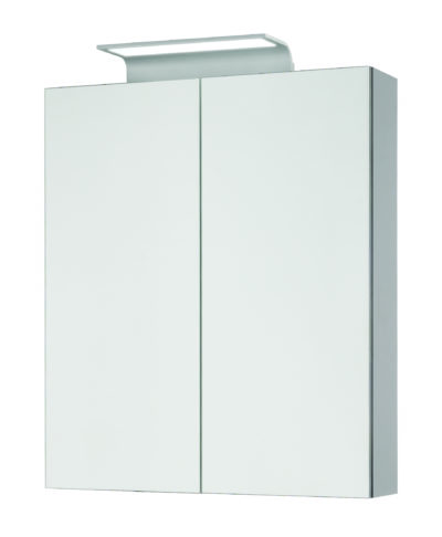 RIMINI - GLOSS WHITE 600MM MIRROR CABINET