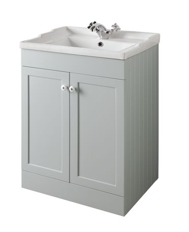 Bathroom Furniture, 600mm Unit - Matt Dove Grey, STRABANE WHOLESALE LTD, Strabane, Co. Tyrone