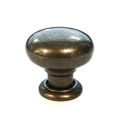 Round knob - pewter