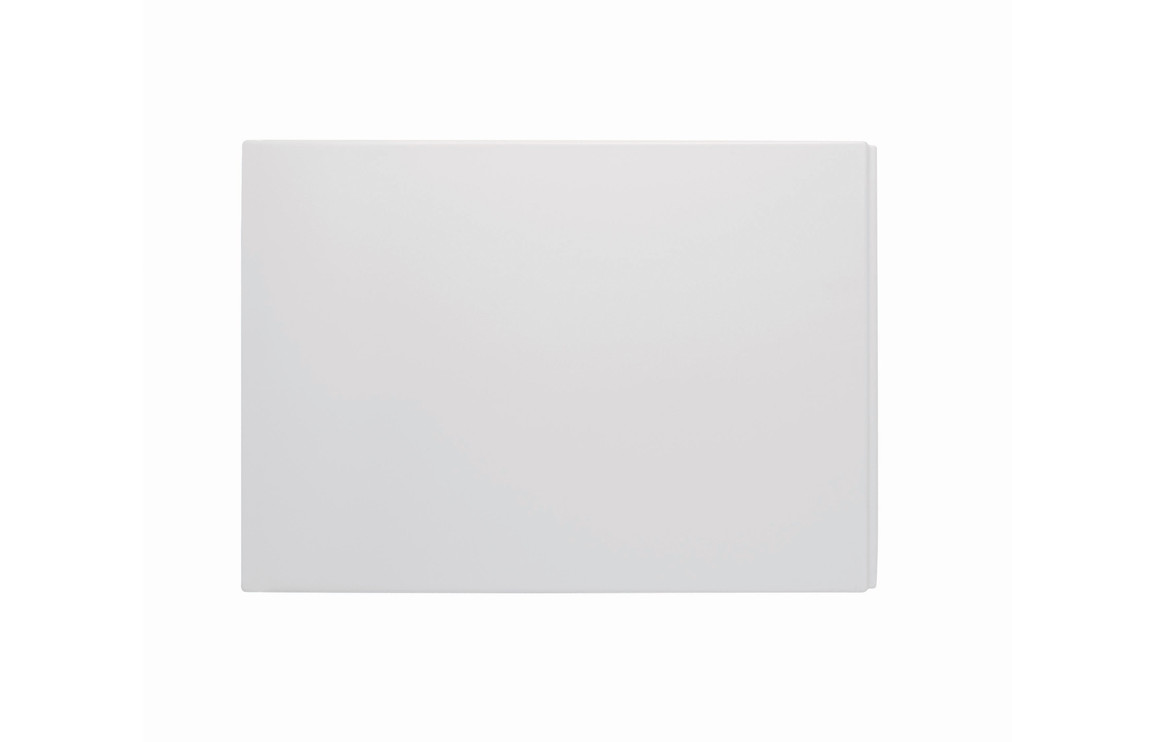 Plain 750mm End Panel - White