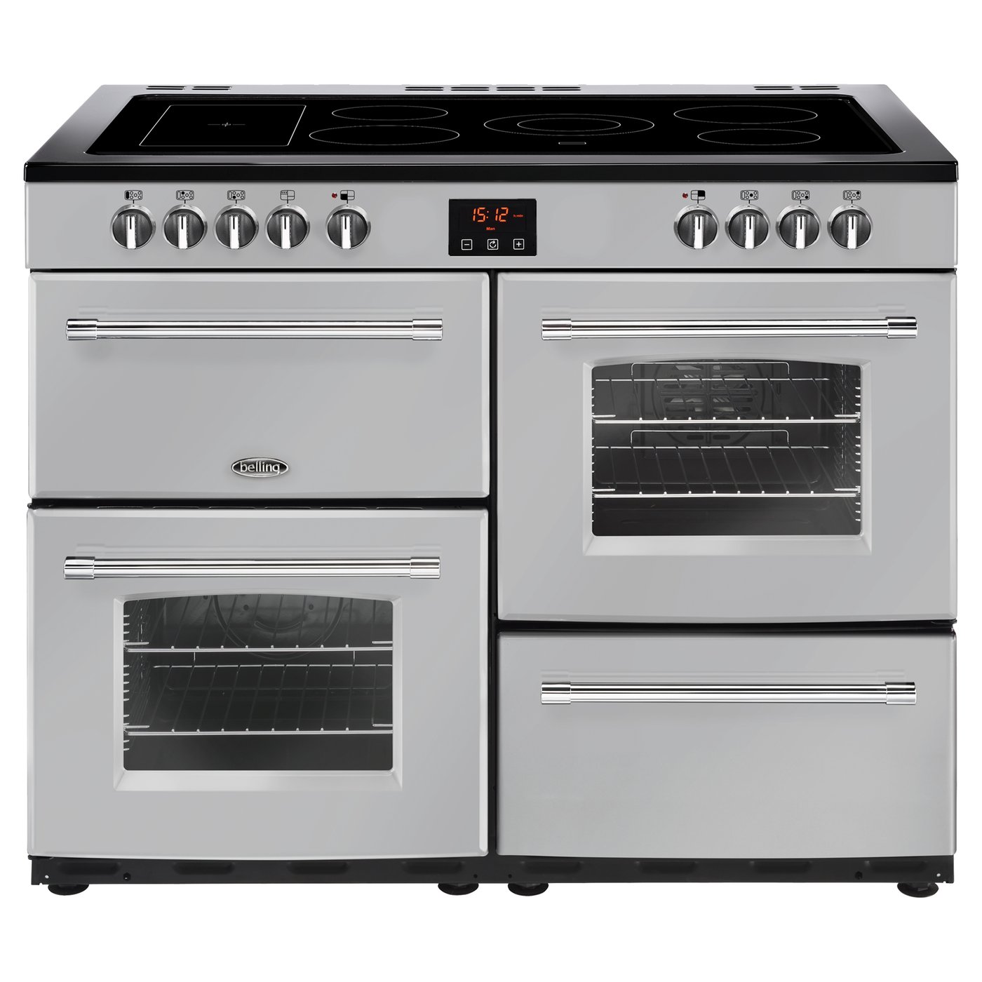 BELLING Farmhouse 110cm Electric Range Cooker - FH110ESIL