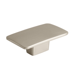 Rectangular Knob - Brushed Nickel