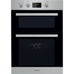 Indesit Built in double oven: electric - IDD6340IX