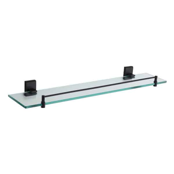 BLACK WALL MOUNTED VANITY SHELF UNITY