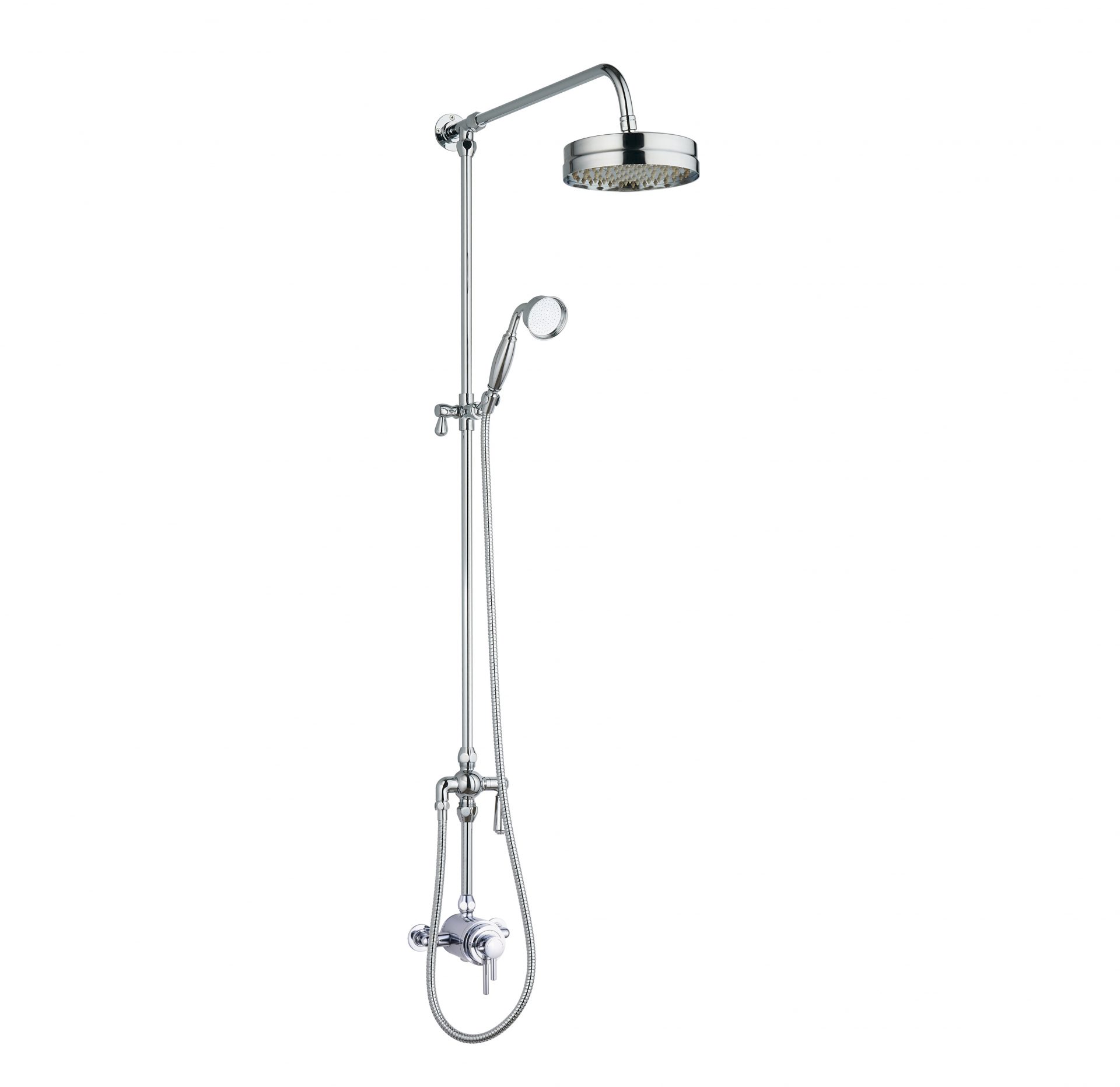 Beaumaris Modern Traditional Overhead Shower – Chrome